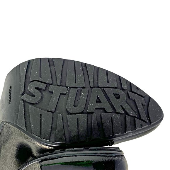 STUART‎ WEITZMAN Pewter leather Cap Toe Ballet Styled Pumps - Picture 5 of 12